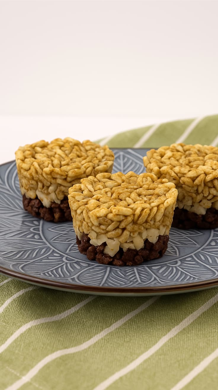 cannabis matcha cocoa rice bites