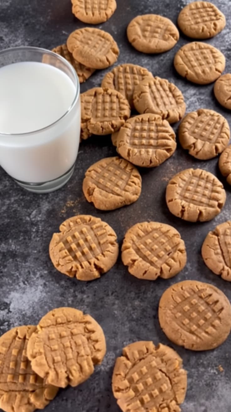 Peanut butter canna cookies